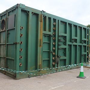 Elephant crate Chester Zoo 17th May 2023