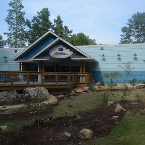 Aquarium and Reptile Conservation Center - Entrance and Radiated Tortoise Exhibit