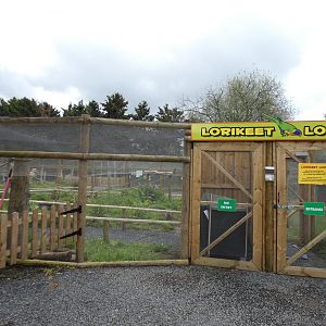 Lorikeet walk-through entrance