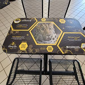 Rosamond Gifford - Tables in Honey Bee Cafe