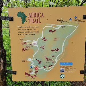 Bronx - Africa Trail map