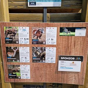 Mixed Hoofstock exhibit sign