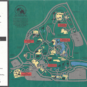 1996 Zoo Guidebook - Zoo Map