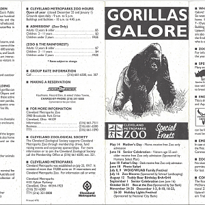 1996 Zoo Guidebook - Backpage