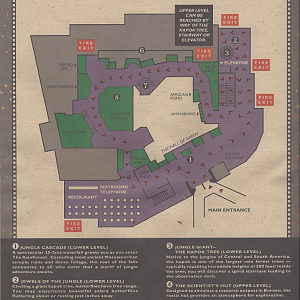 1996 Zoo Guidebook - RainForest Lower Level