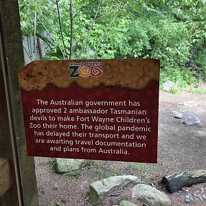 Tasmanian Devil Sign