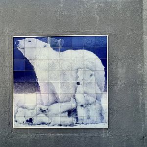 Polar Bear Holographic Zoo Art