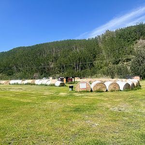 Easiest hay bale maze ever