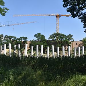 Elephant House Construction at Tierpark Berlin, 9th June 2023