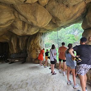 Cheetah side of the cave