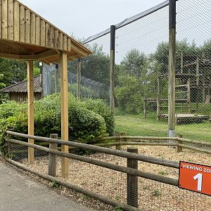 Banham tiger route, numbered area overlooking enclosure