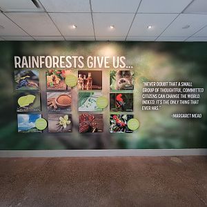 National Aviary - Tropical Rainforest, inside vestibule