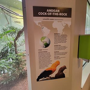 National Aviary - Canary's Call, large signage example