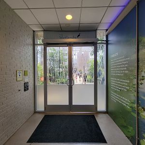 National Aviary - Wetlands, entrance from Grasslands