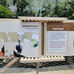 National Aviary - Wetlands, detailed signage example