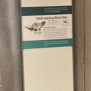 North American River Otter Signage