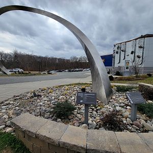 Greensboro 2/2023 - Public art, "Relativity" by David Hess