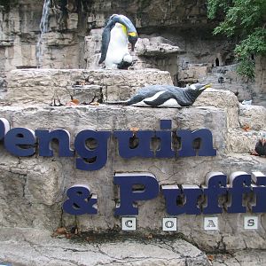 Penguin and Puffin Coast - Entry Sign