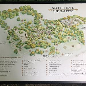 Map at Sewerby Zoo (June 2023)