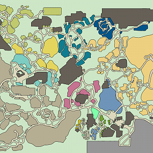 Masterplan of My Favorite Fantasy Zoo - Zoológico e jardins de World Conservation Center
