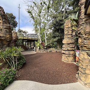 Pathway with soft flooring