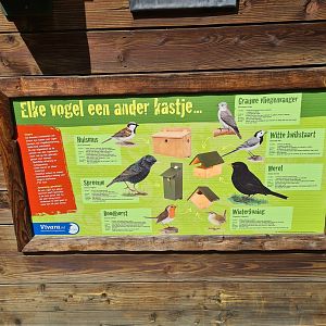 Taiga - Bird house signage