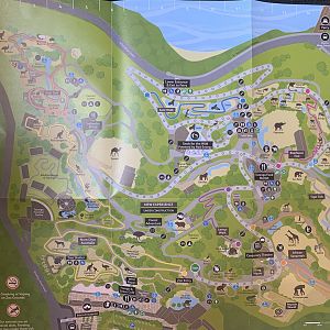 Taronga visitor map early July 2023