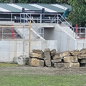 Building at back of rhino area