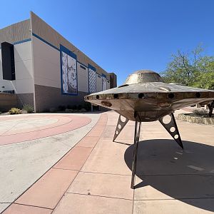 UFO outside Aquarium