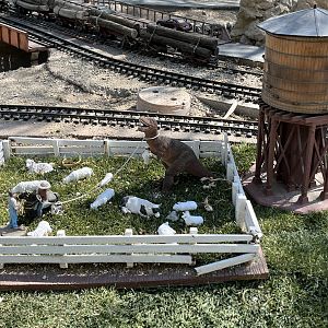 Half-acre Model Train Set