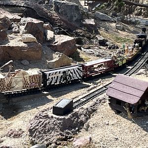 Half-acre Model Train Set