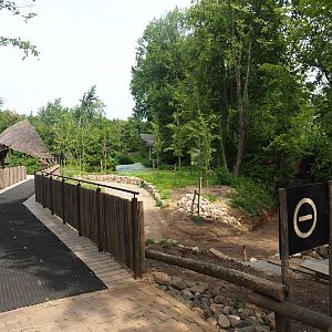 Construction site for new South American primate and bush dog area - New access road?, 2023-07-18