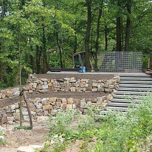 Construction site for new South American primate and bush dog area - New viewing area?, 2023-07-18