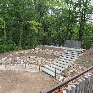 Construction site for new South American primate and bush dog area - New access road and viewing area?, 2023-07-18