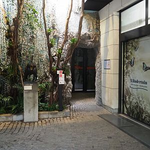 Entrance to the Winter garden (plant greenhouse and seasonal butterfly house), 2022-07-10