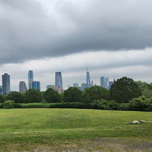 Liberty Science Center (2023) - View of NYC from the deck