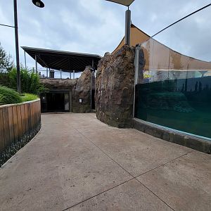 Columbus Zoo - Adventure Cove entrance to underwater tunnel