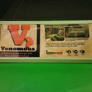 Columbus Zoo - Reptiles, signage example