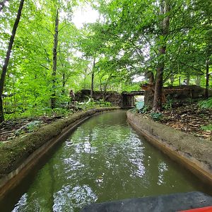 Columbus Zoo - Dinosaur Island, start of the boat ride