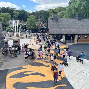 Central Plaza from the Treetop Trail