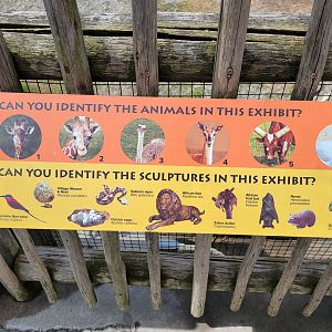 Toledo Zoo, Africa! - Animals and sculptures