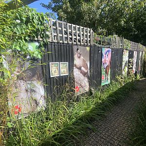 Signage on opening walkway 290723