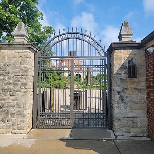Toledo Zoo - Broadway St entrance gate