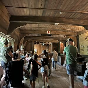 Oceanium- Ship viewing area for Galapagos tortoises 13.7.23