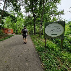 Oglebay Good Zoo - Path to West Virginia Conservation Center building