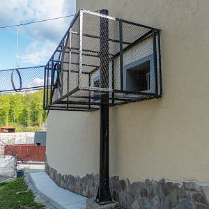 exit for ring-tailed lemurs at the tropical house
