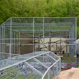 enclosure of snow leopard
