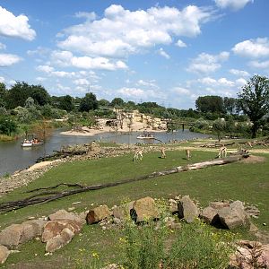 ZOOM - African river landscape