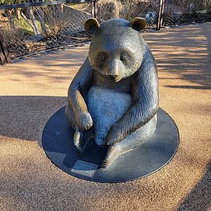 Smithsonian 2/22 - Asia Trail, giant panda statue