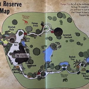 African Adventure Map - 2015